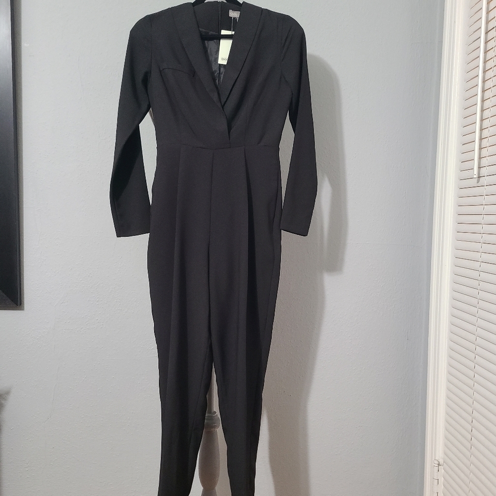 Asos Design Tall Tux Jumpsuit Size‎ 2 NWT